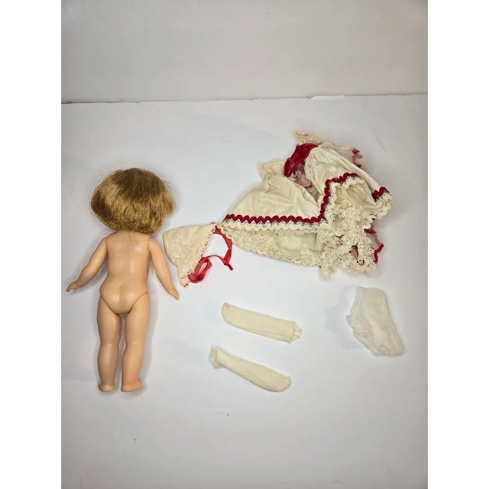 Vogue Ginny Doll Dolls of the World Ripped Dress Stain on Foot